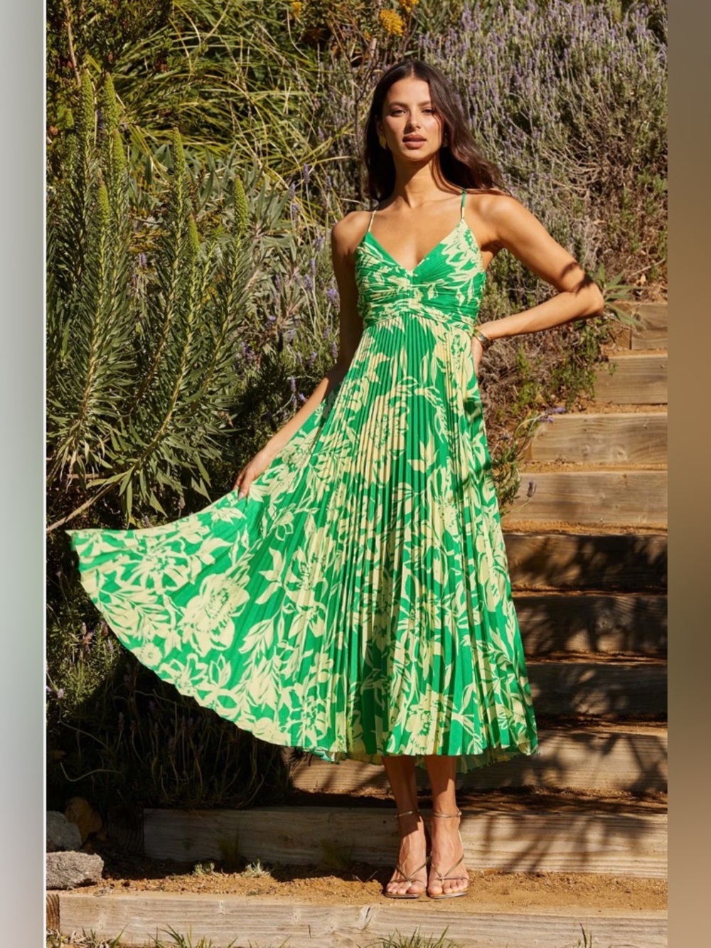 ASTR The Label Blythe Midi Dress